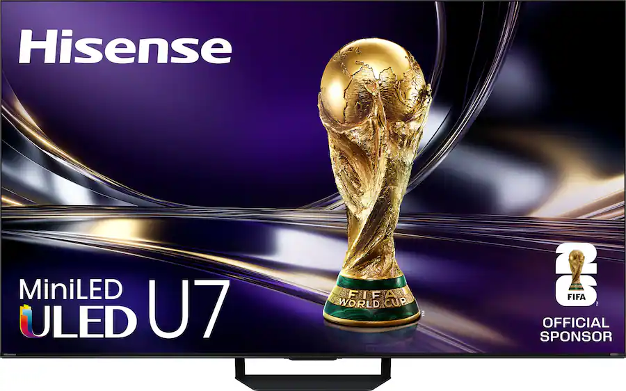 Hisense 55-inch U7 Series QLED 4K smart TV