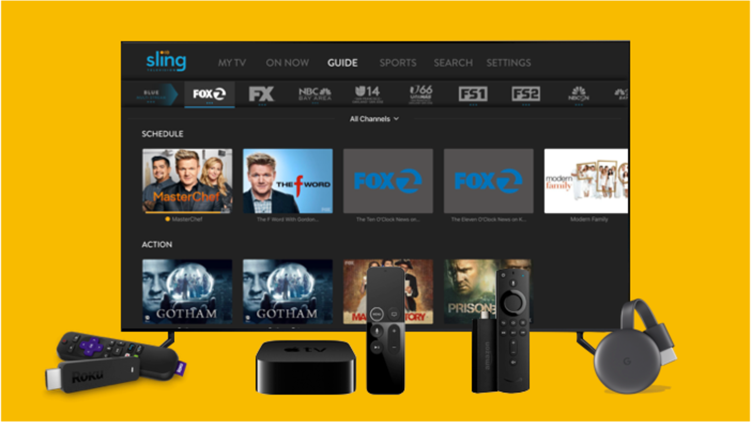 can you stream sling tv on apple tv