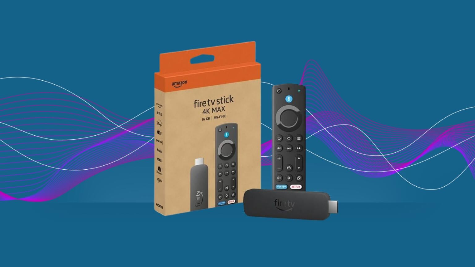 The Amazon Fire TV Stick 4K Max is available now for only $40, a deep dicsount off the regular price.