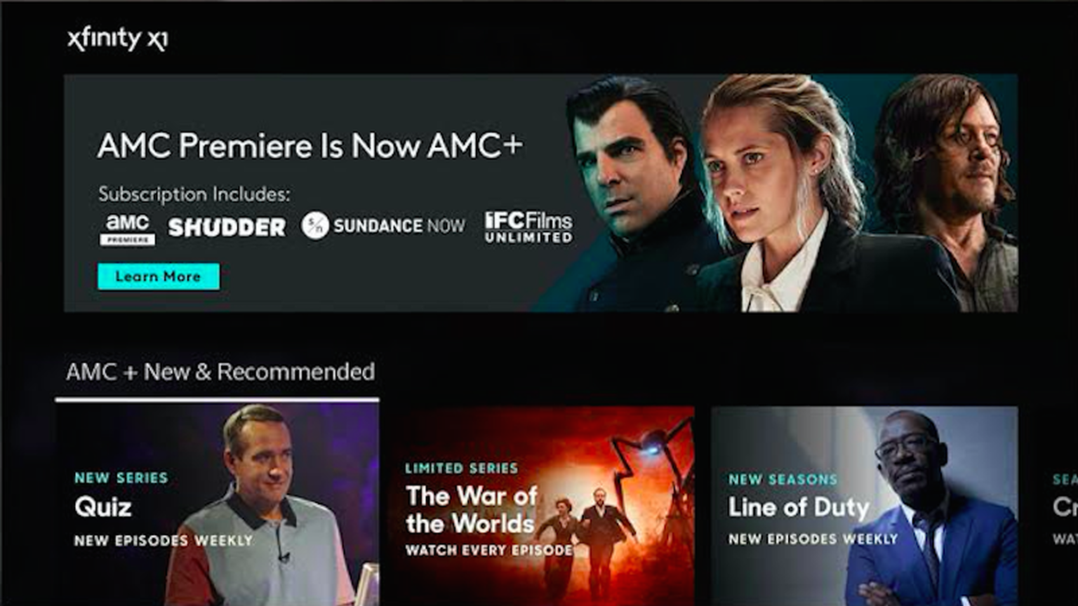 Amc Networks Debuts New Streamers For Comcasts Xfinity Tv And Xfinity Flex Subscribers The