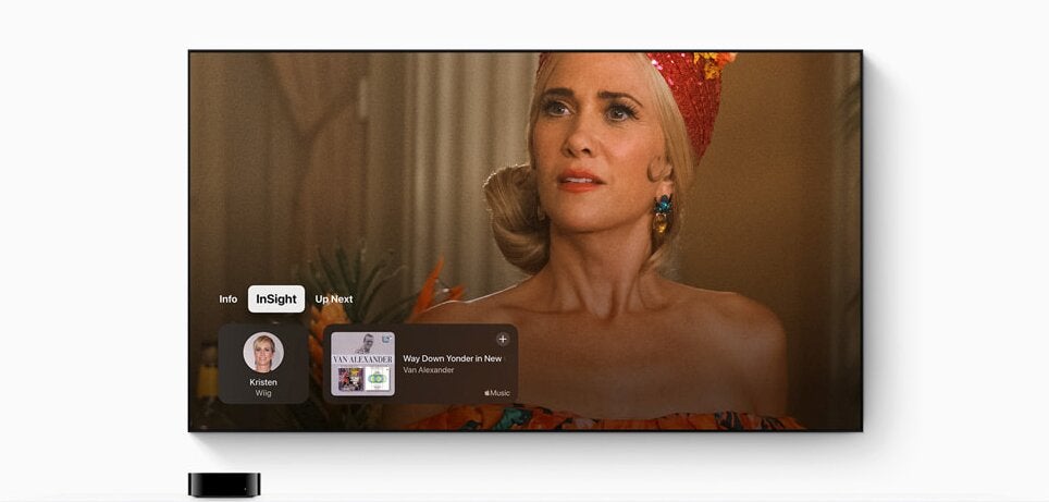 The new InSight feature will be available with tvOS 18 when it rolls out on Apple TV streaming players.