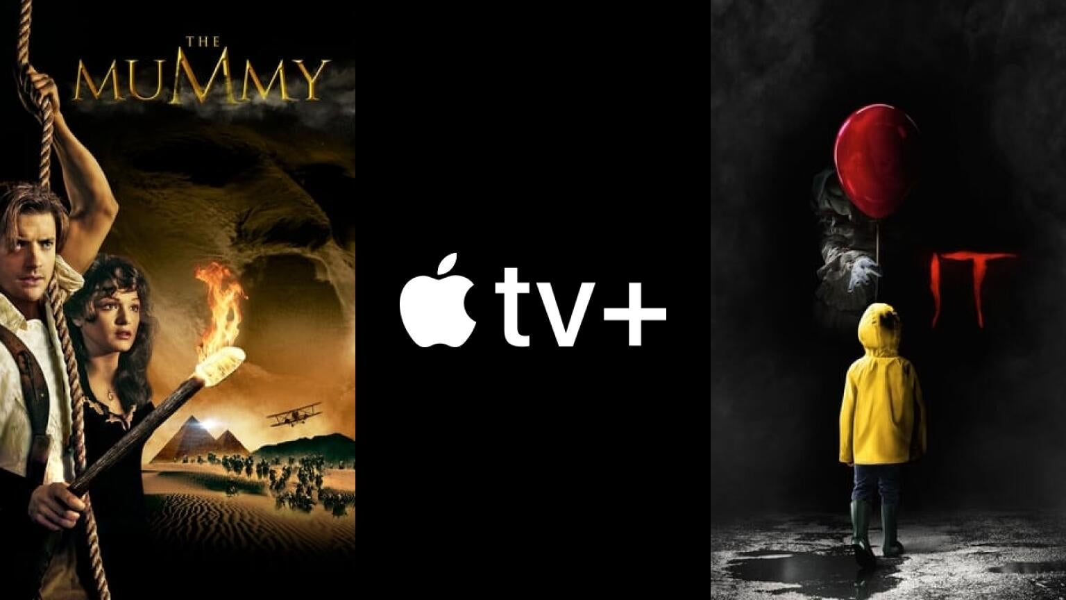 Apple TV+ has licensed a new batch of movies, including The Mummy and It.