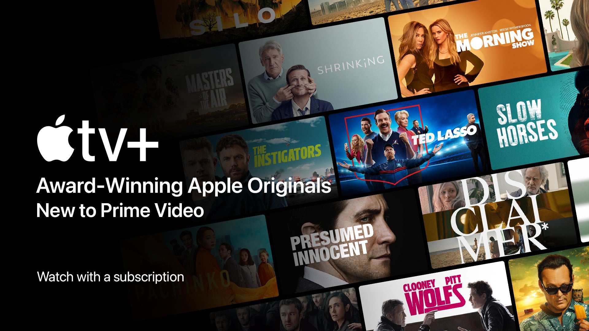 Apple TV+ brings its catalog of high-quality originals to Prime Video later this month.