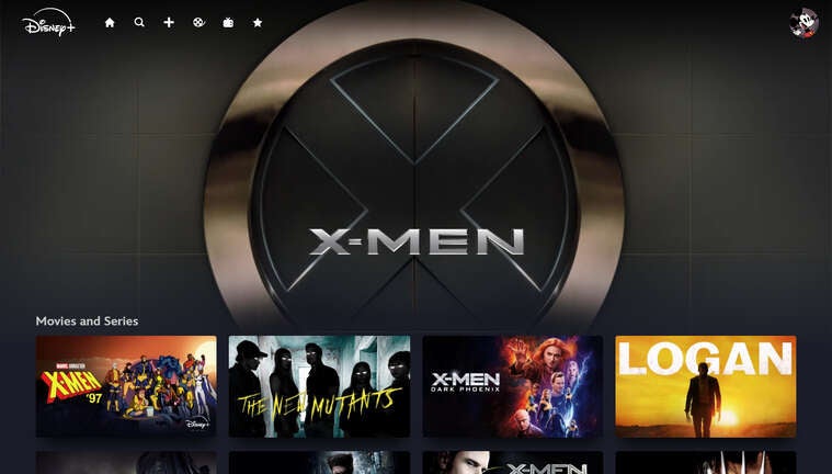 The X-Men collection is just one of the comic book selections viewers will find on Disney+ these days.