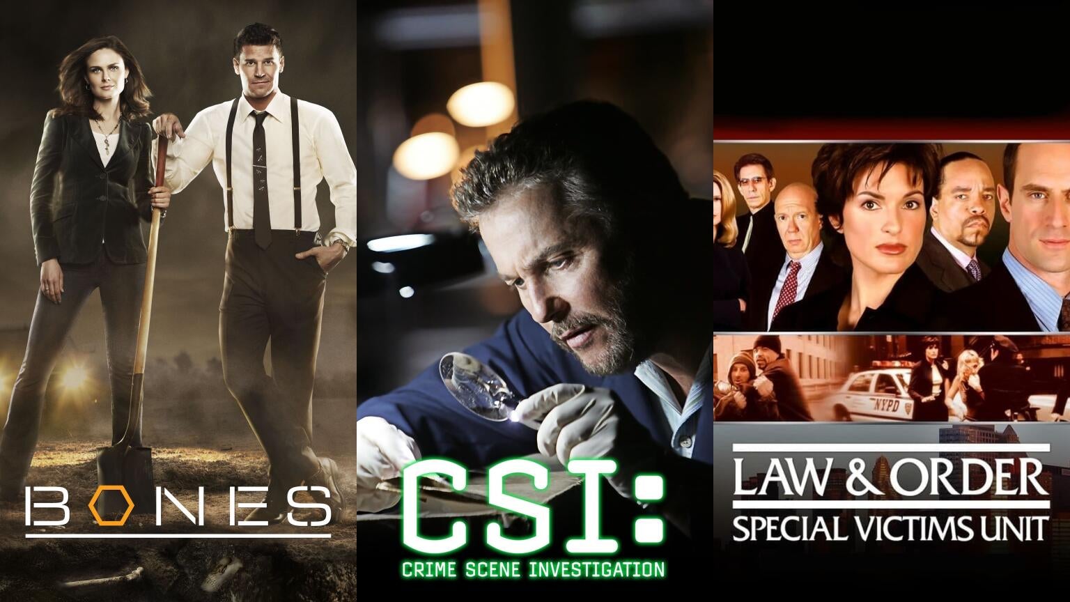 Bones, CSI, Law & Order titles and much more can be found in this budget police procedural bundle.