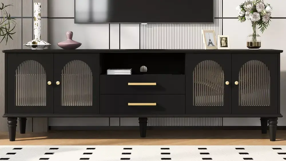This Bestier TV stand is discounted by nearly $400 by Target.