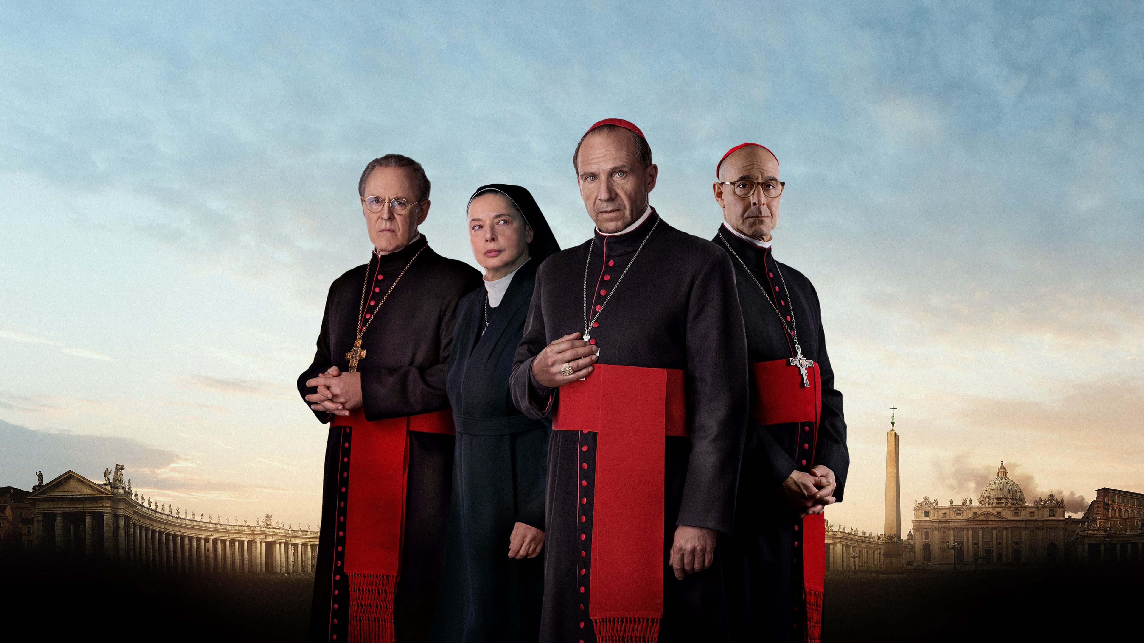 Conclave stars Ralph Fiennes as a cardinal with the power to choose the next pope.