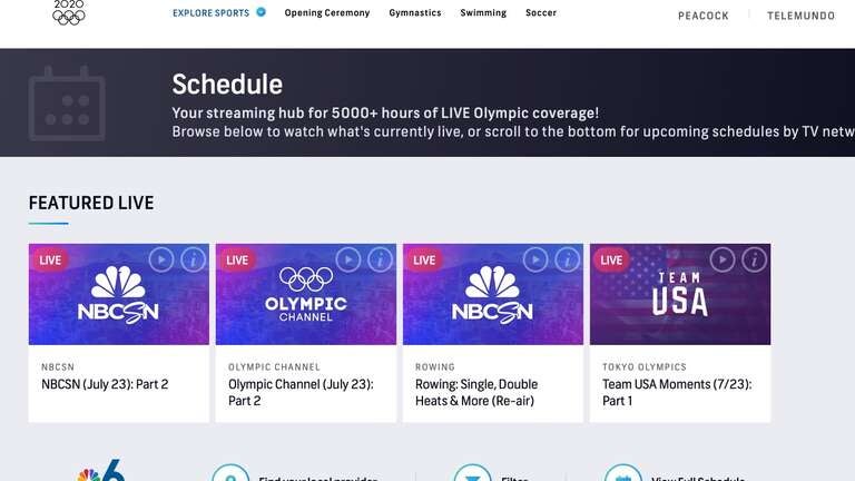 nbc app for olympics