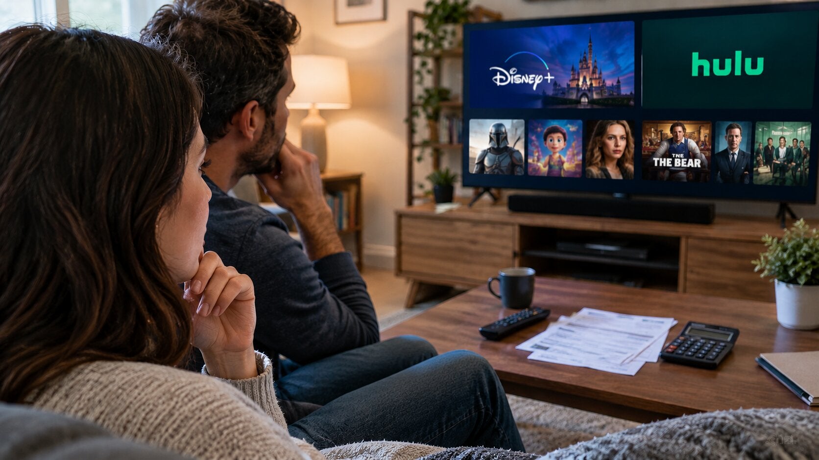 A couple considering canceling Disney+ and Hulu.