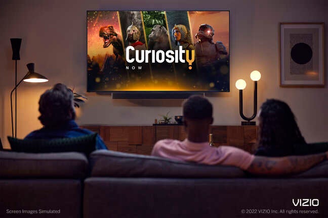 Curiosity has launched Curiosity Now, a new FAST channel on VIZIO WatchFree+ for VIZIO Smart TV owners.