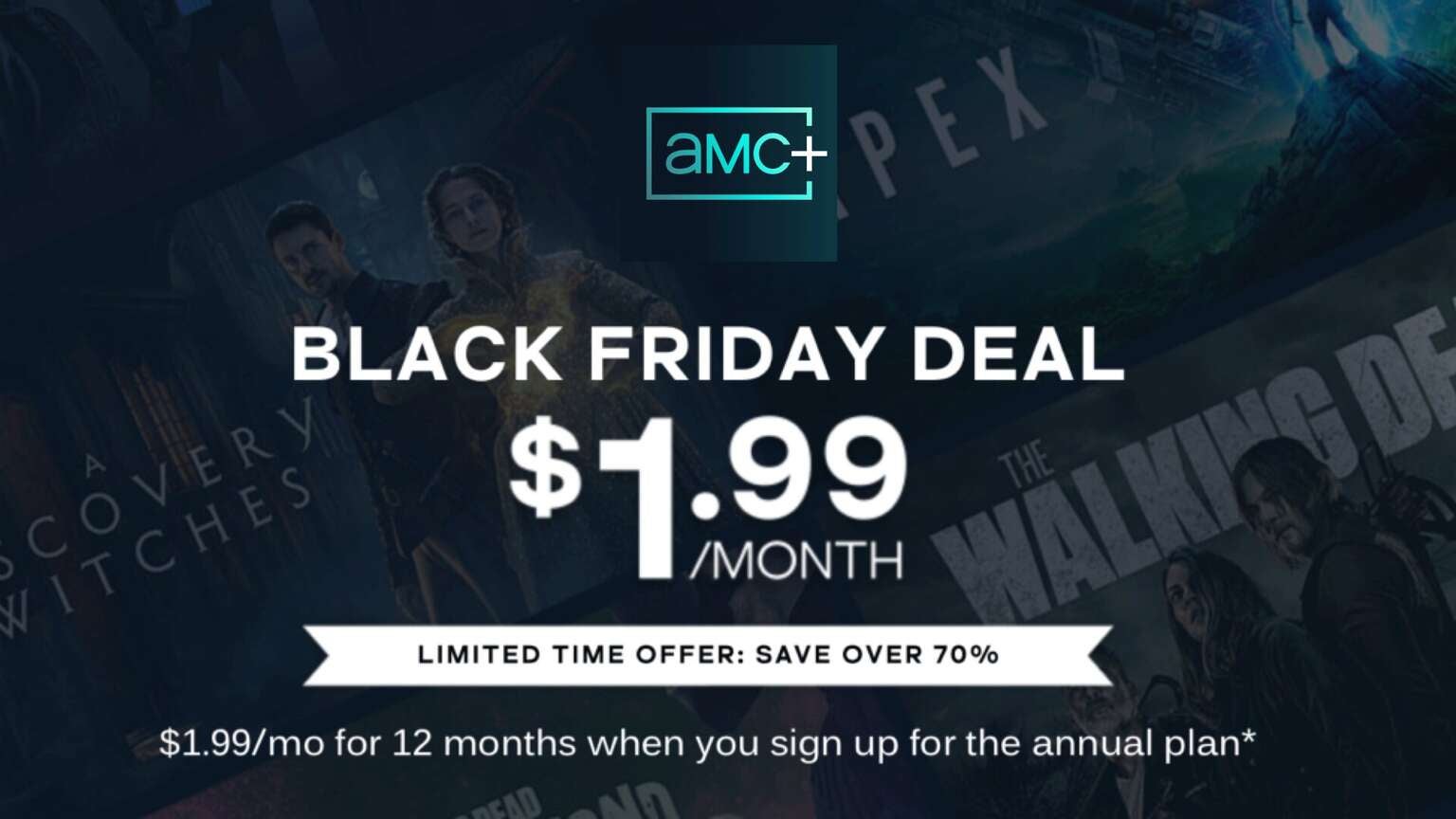 DEAL ALERT Get 12 Months of AMC+ For Just 1.99 a Month For The Next