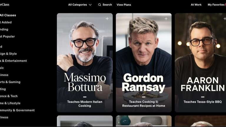 MasterClass is one of the top educational streaming platforms for adults available.