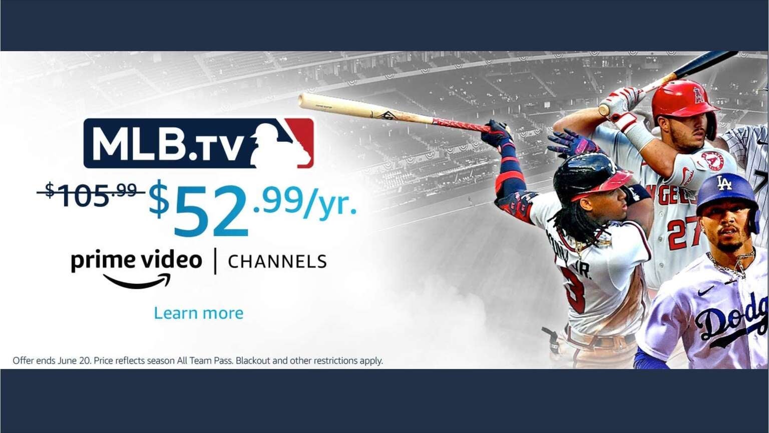DEAL ALERT Get 50 OFF MLB.TV to Stream 2021 MLB Season Until June