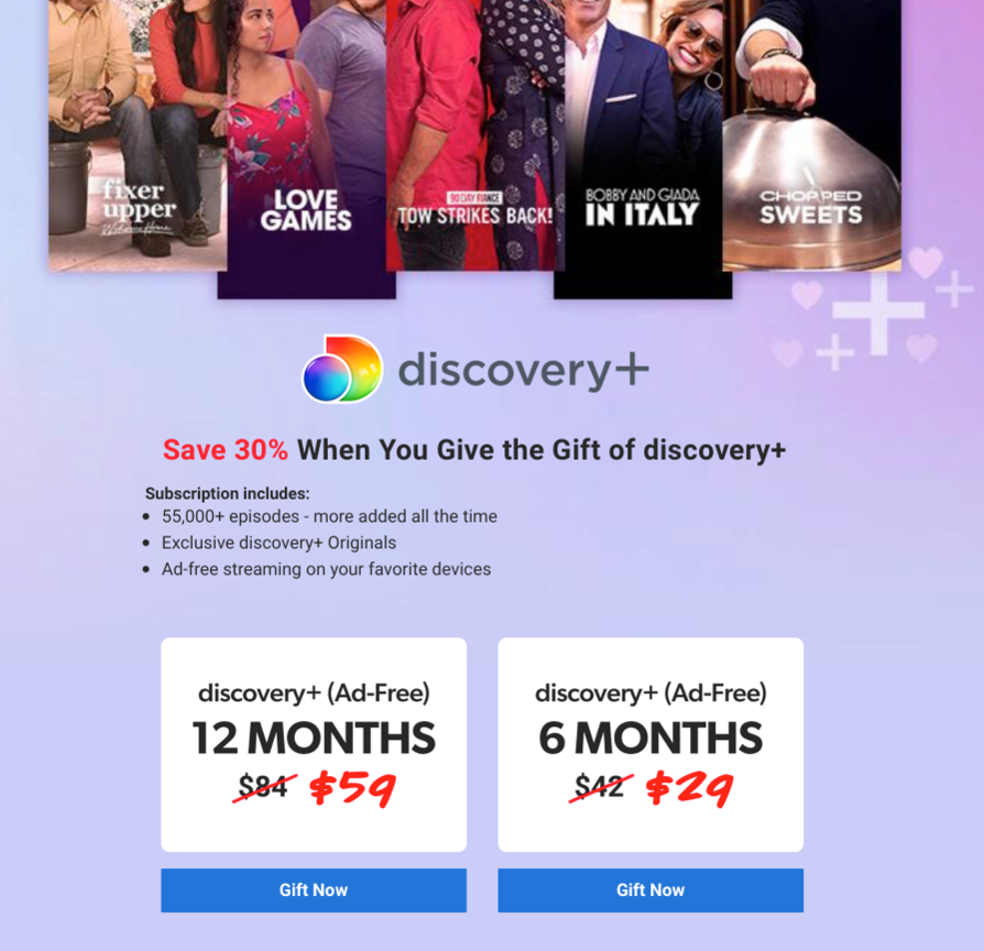 discovery plus no ads