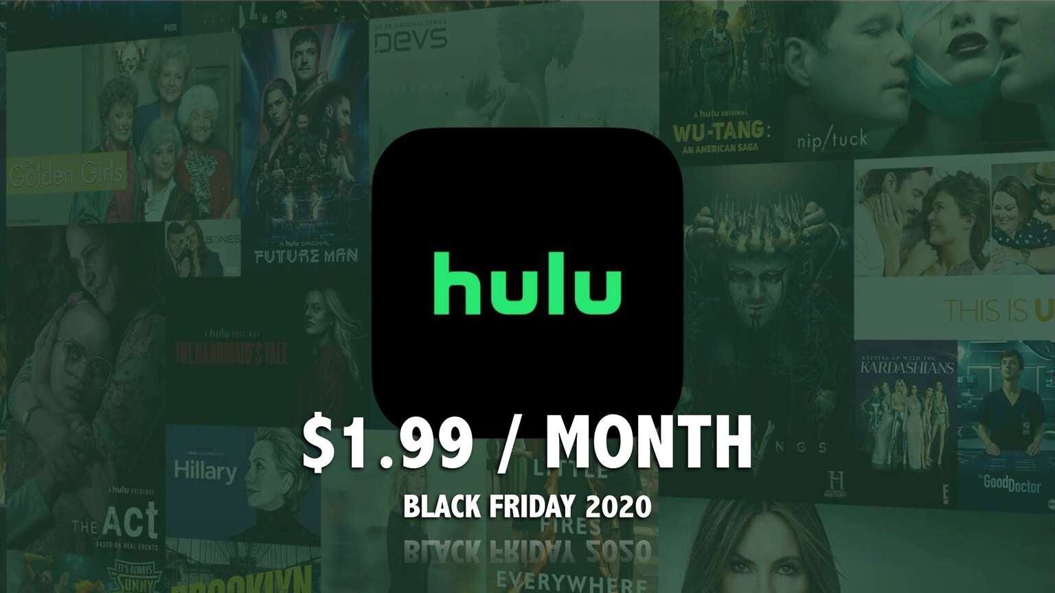 Hulu Black Friday 2020 Get Hulu For Just 1.99 (66 OFF) The Streamable