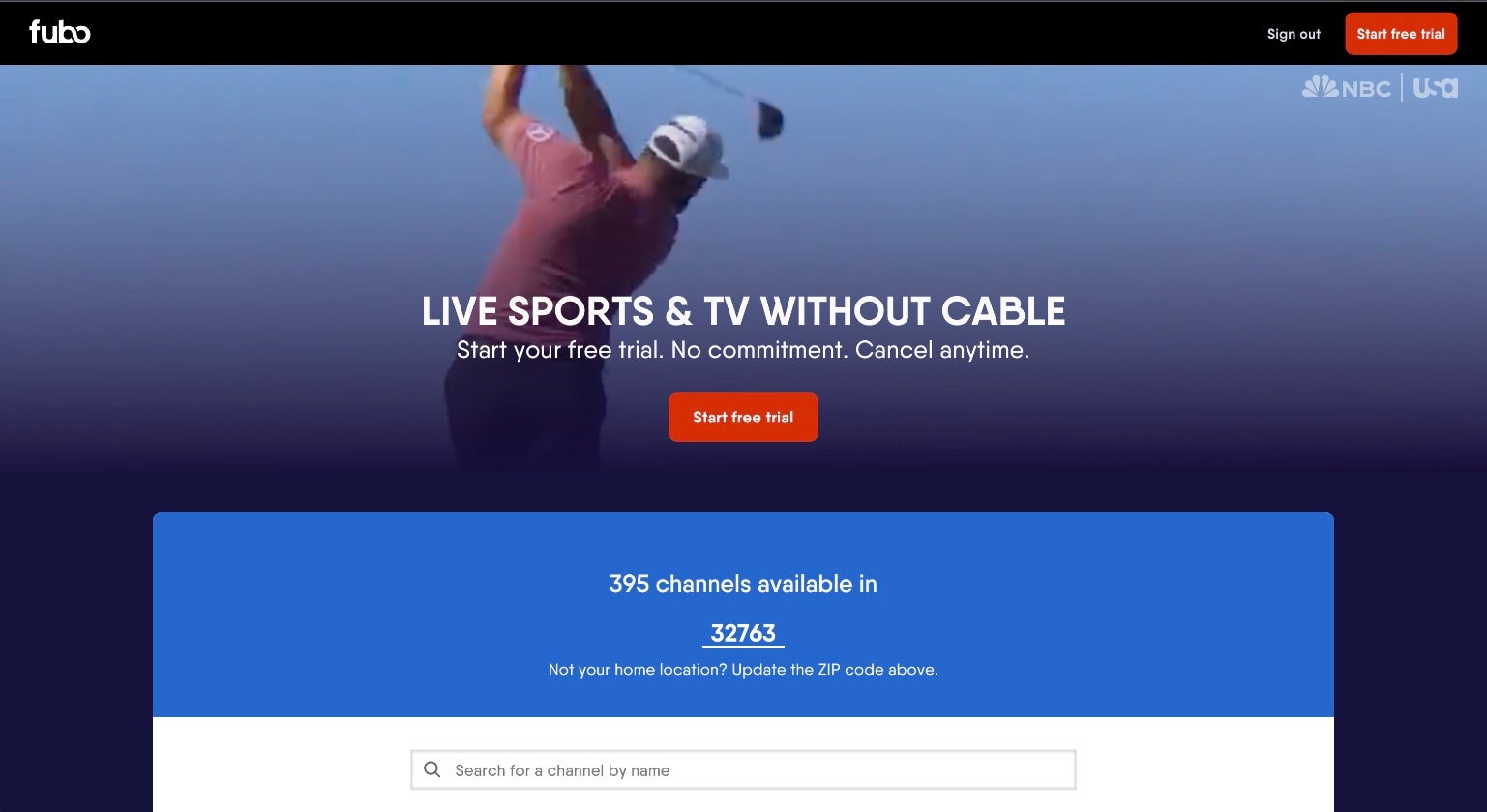 Get a two-week free trial to Fubo and stream sports throughout Thanksgiving week.