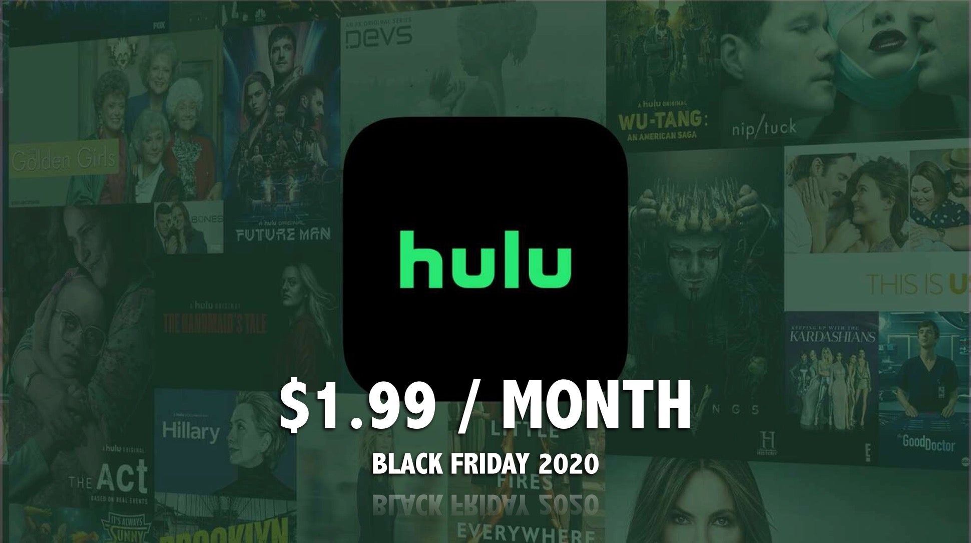 Hulu Black Friday & Cyber Monday Deal
