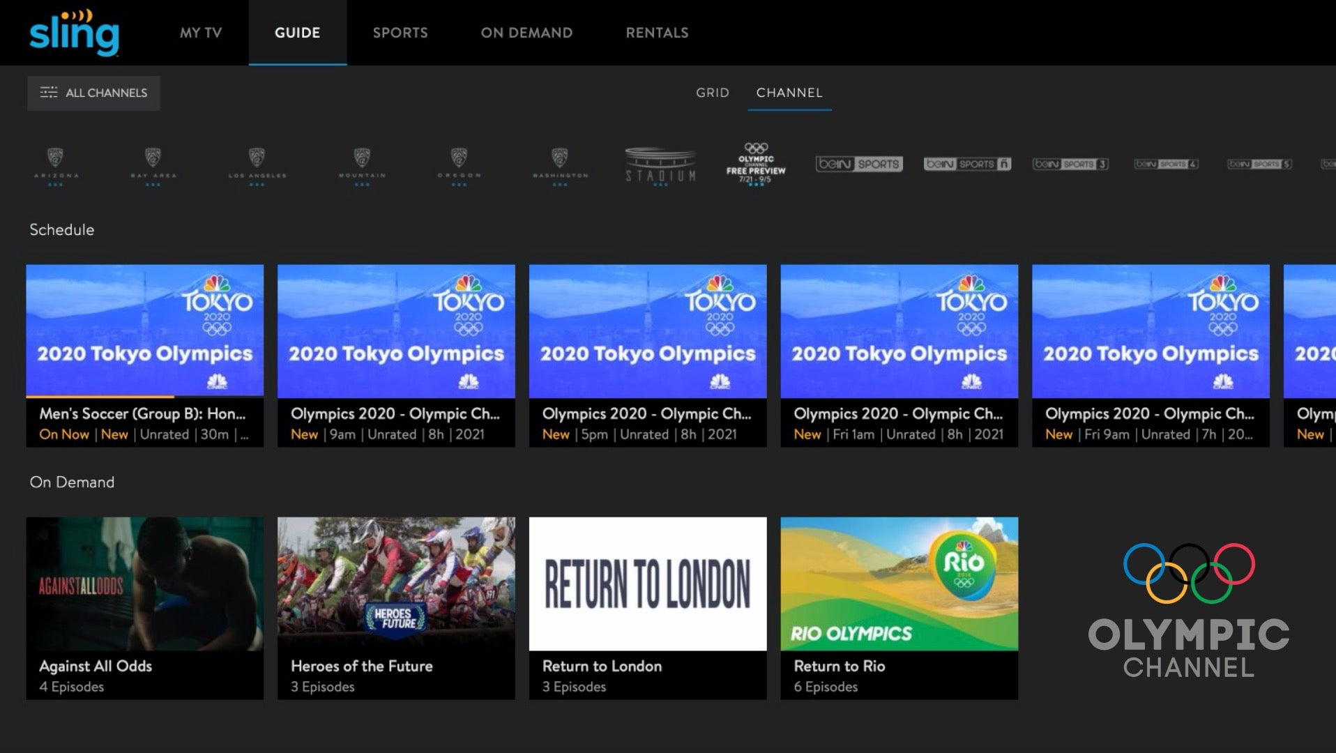 Olympic channel