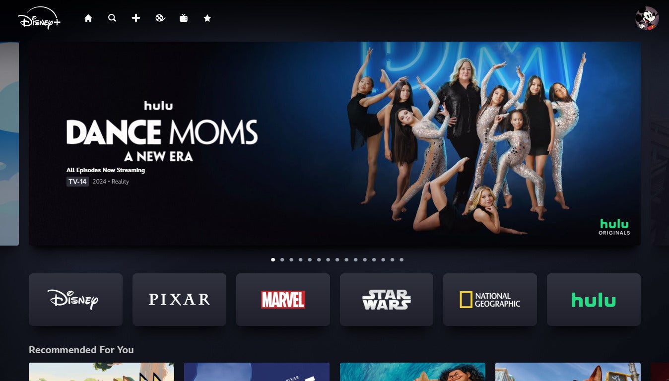 The Disney+ interface will welcome live streaming channels for the first time in September.