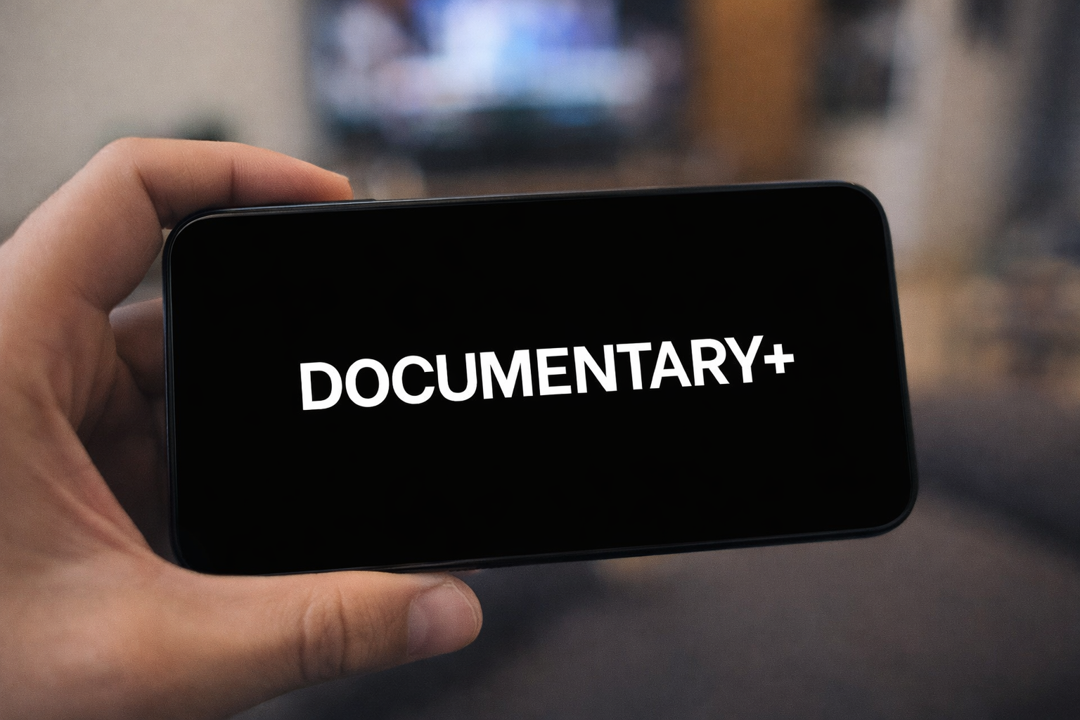 Documentary+ on a phone screen.