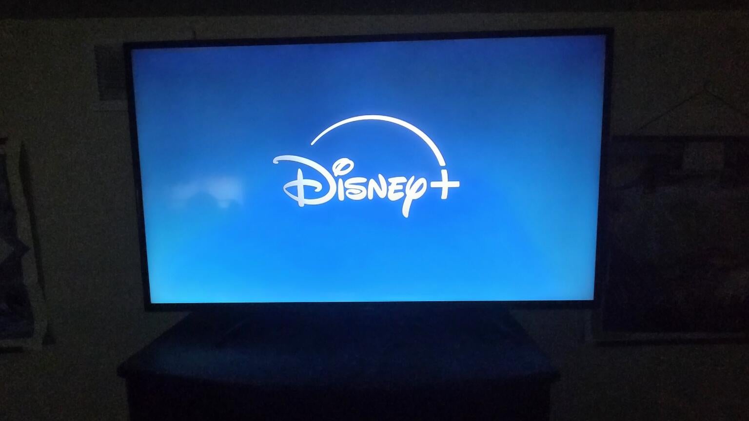 The Disney+ logo on a TV screen, and instructions for how to pause a subscription.