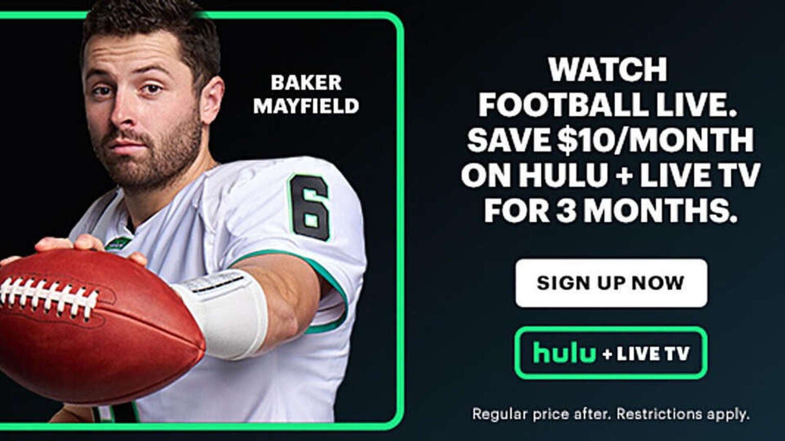ENDS TODAY Get $10 OFF Your First 3 Months of Hulu + Live TV, After 7-Day Free Trial