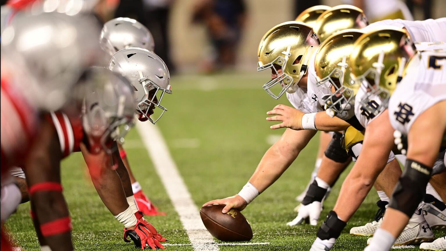 The Irish and the Buckeyes are two teams participating in the 12-team College Football Playoff, which starts soon!