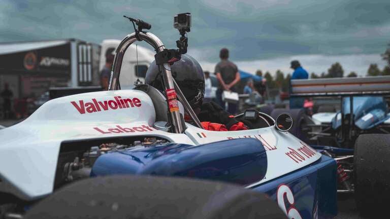 An F1 car; the racing league's ratings have dipped almost 10% this season.