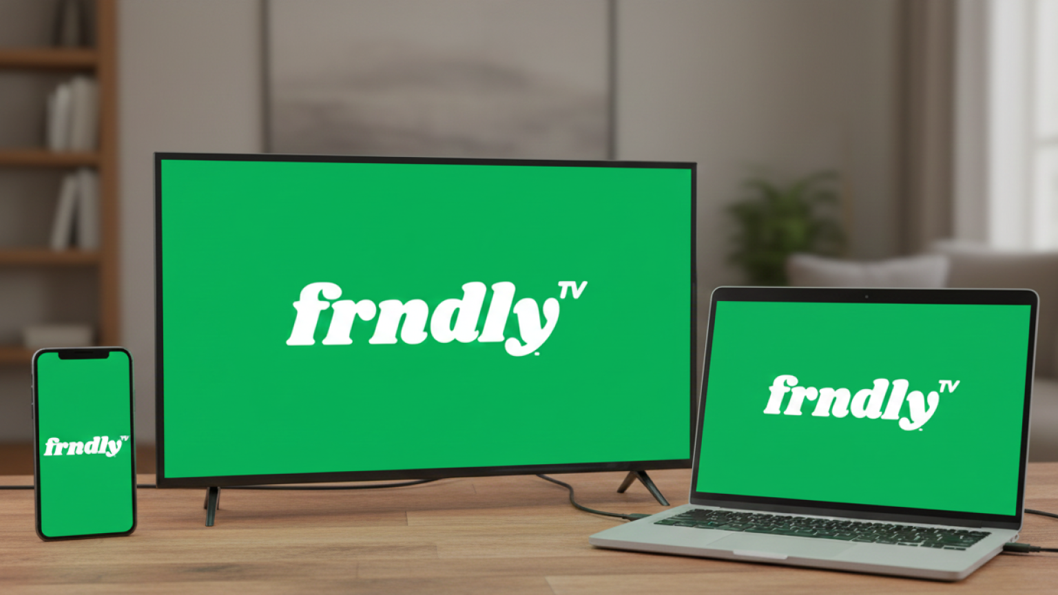 Frndly TV on a variety of devices.