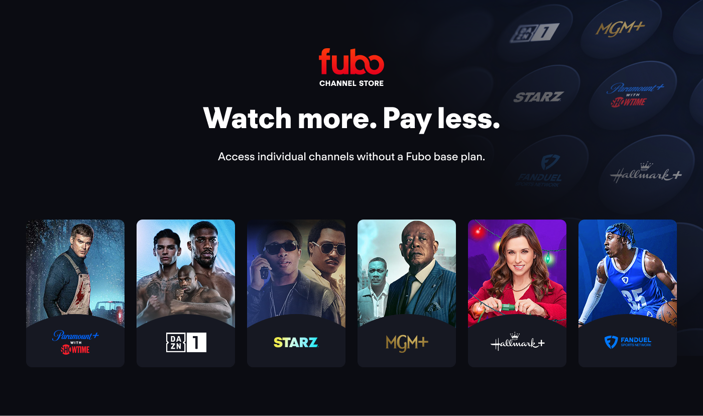Fubo has launched its new Channel Store digital purchase platform.
