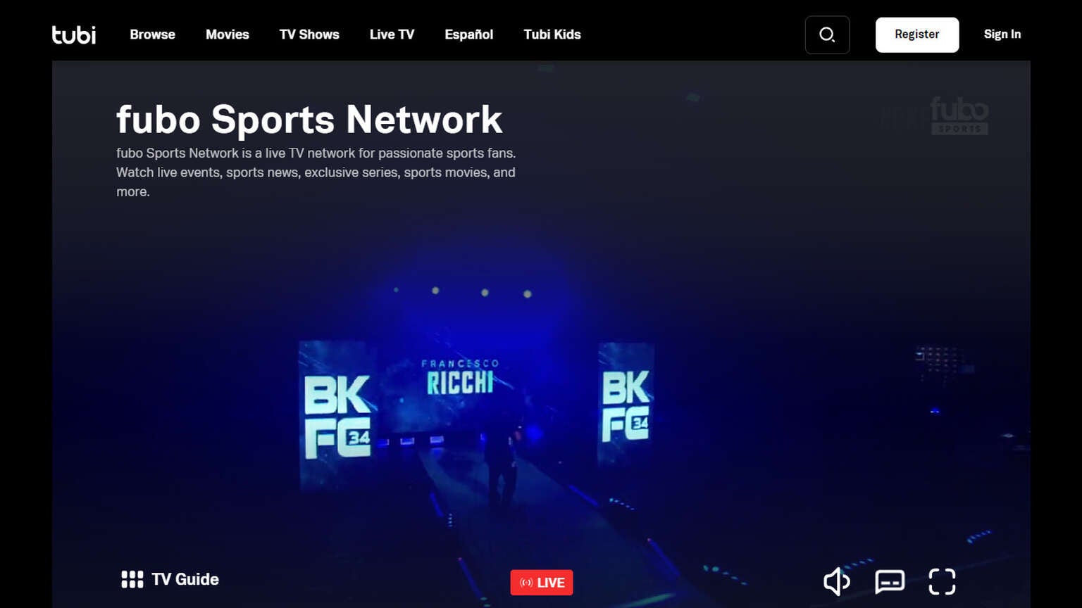 Free streaming clearance sports channels