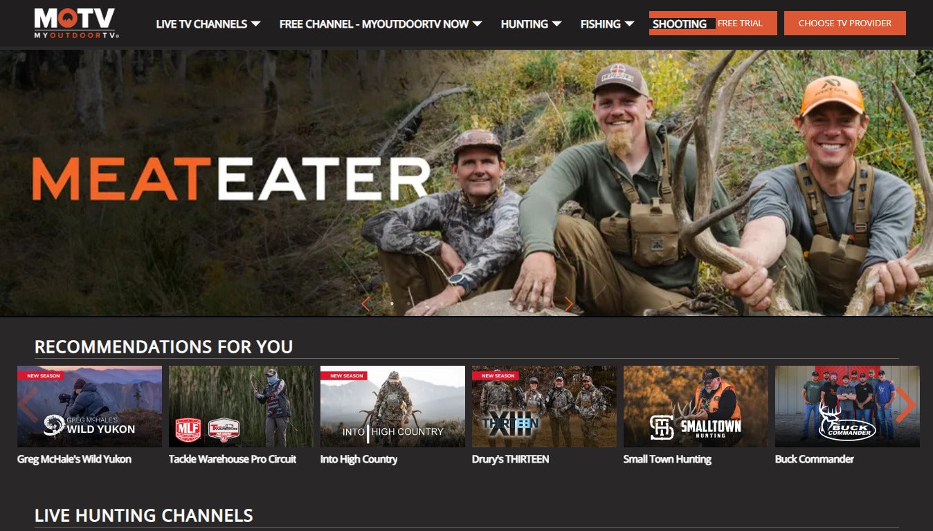 MyOutdoorTV is an outdorr-first streaming service that is perfect for sportsmen of very stripe.