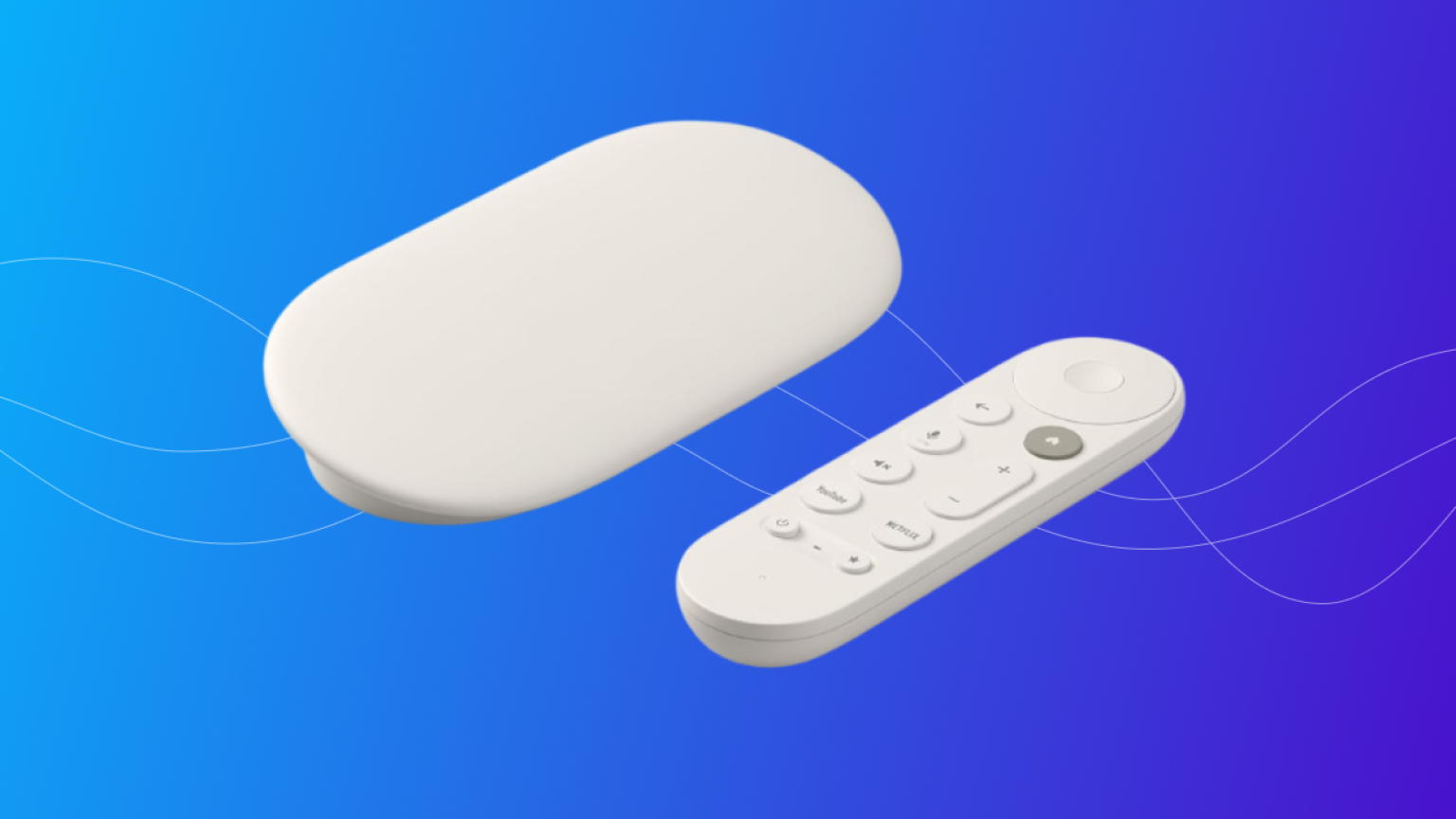 The Google TV Streamer 4K device.