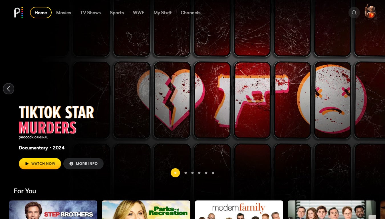 The new TikTok Star Murders documentary is just one of thousands of titles available on Peacock.
