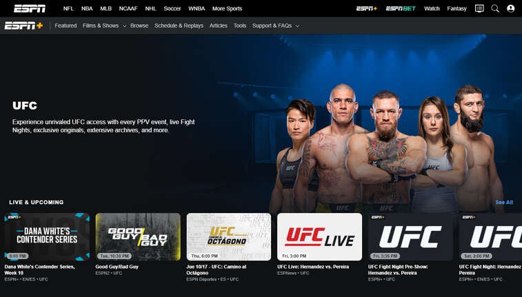 UFC 308 is just a sliver of the combat sports programming on ESPN+
