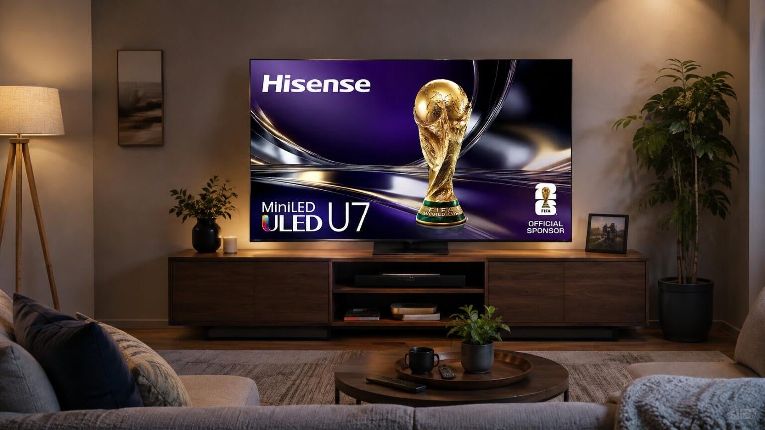 The 55-inch Hisense U7 TV is 50% off from Best Buy.
