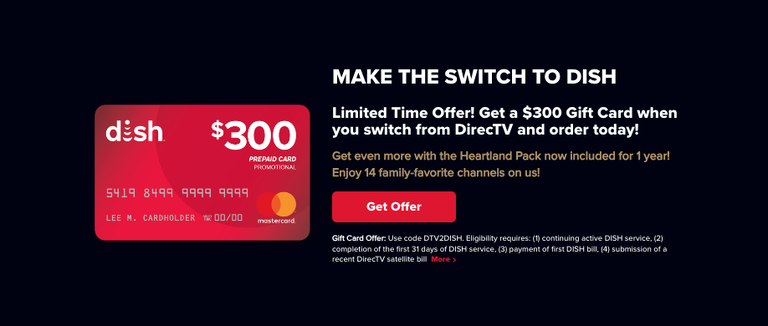 Save $300 on Dish