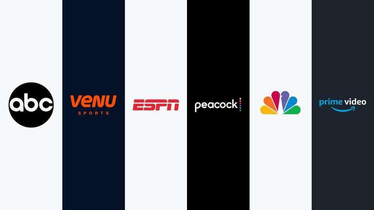 All of the pictured outlets are set to offer NBA games starting in 2025, but which will get what?