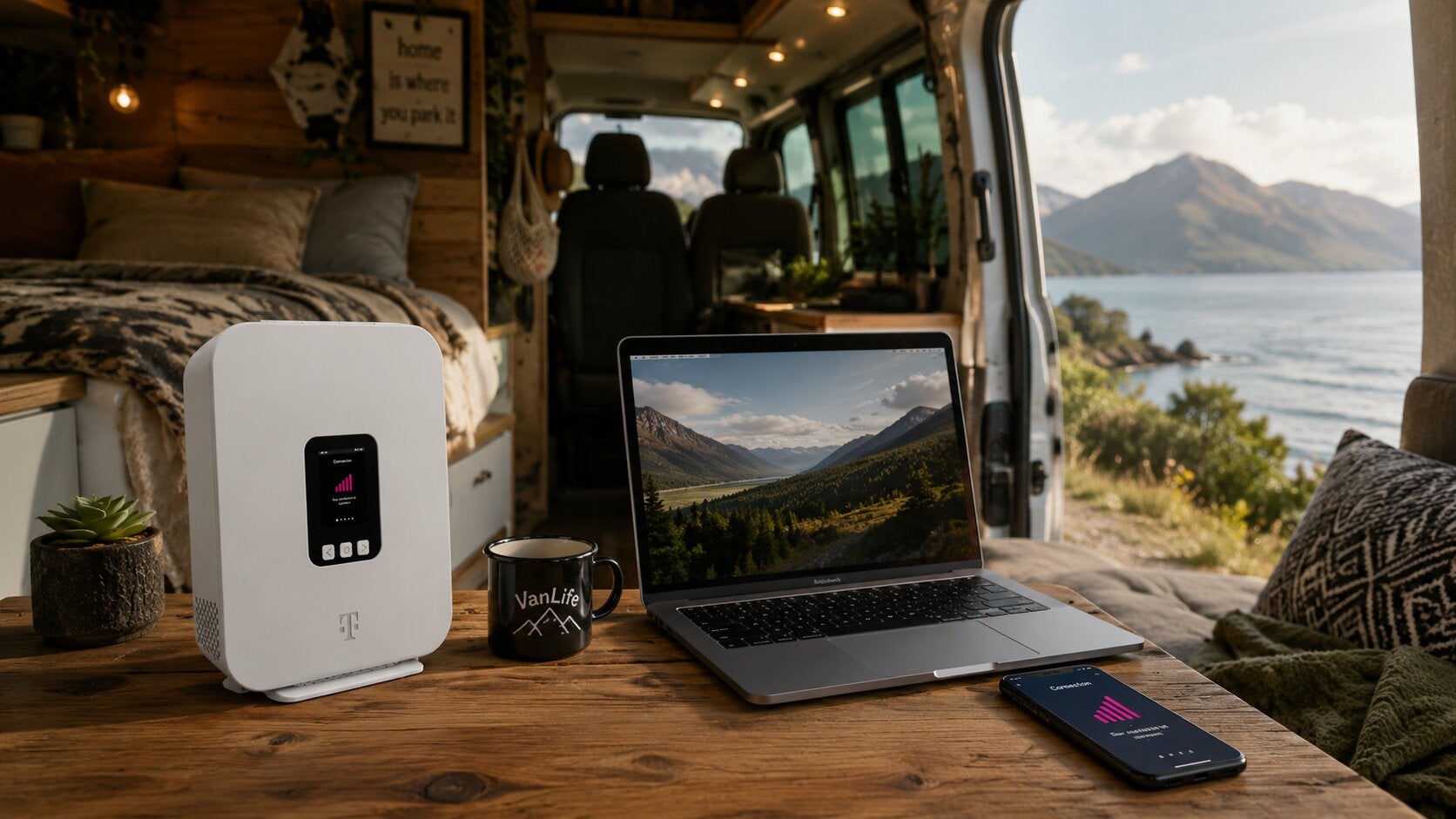 T-Mobile's Away internet allows connection of up to 64 devices at once.