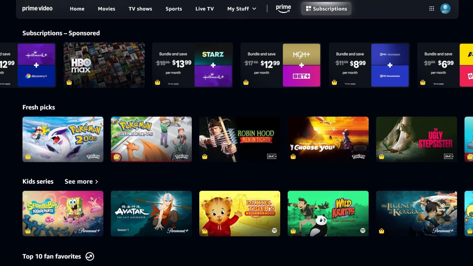 The Prime Video subscriptions marketplace is my favorite feature of the streamer.