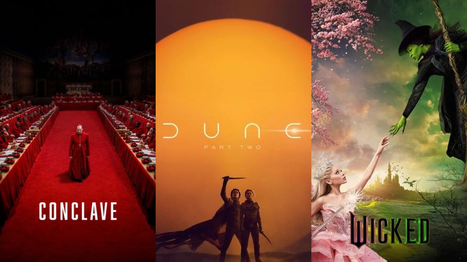 Wicked, Dune Part Two, and Conclave all won at the 2025 BAFTA Awards and are available to stream now.