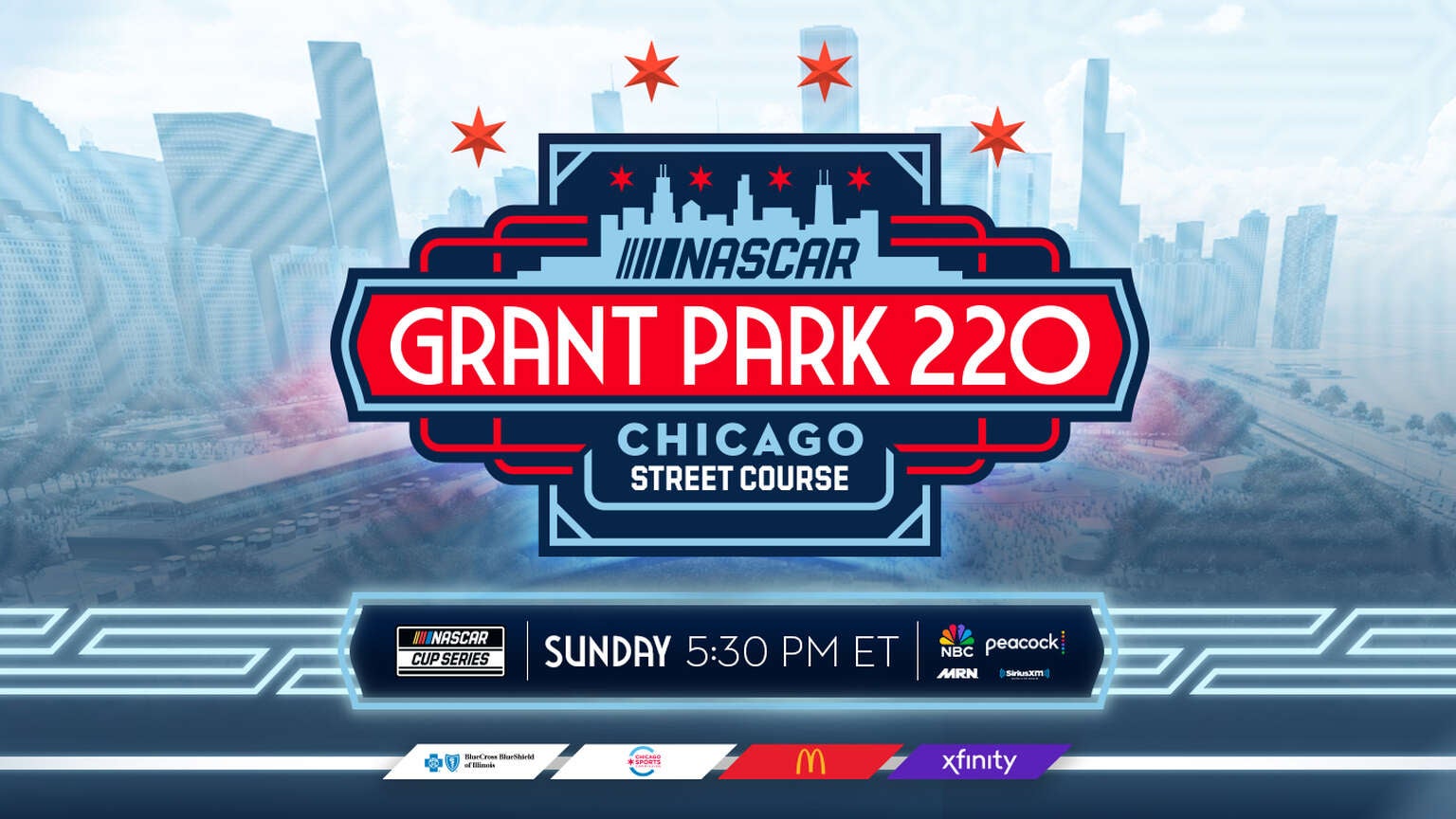 How to Watch 2023 NASCAR Cup Series Grant Park 220 Chicago Street Race