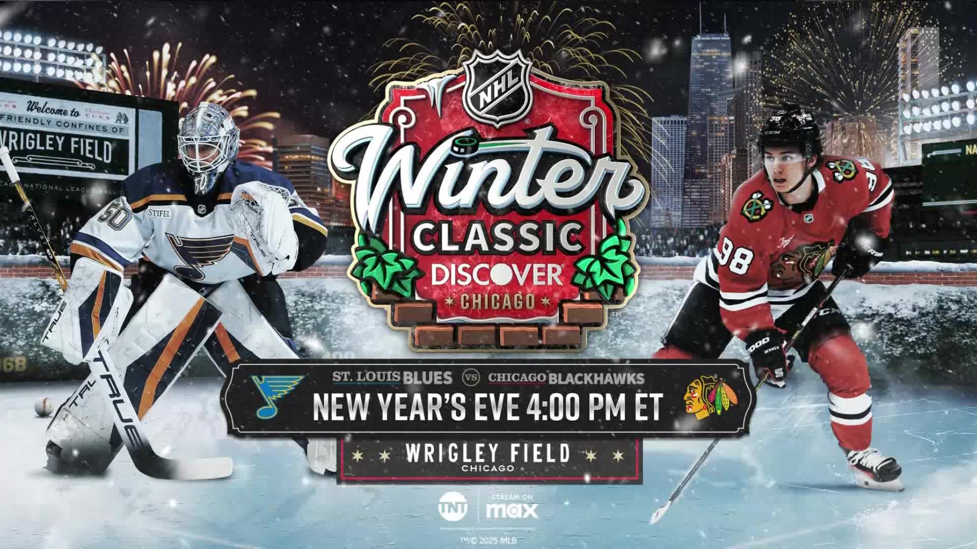The NHL Winter Classic is back, with the Chicago Blackhawks hosting the St. Louis Blues