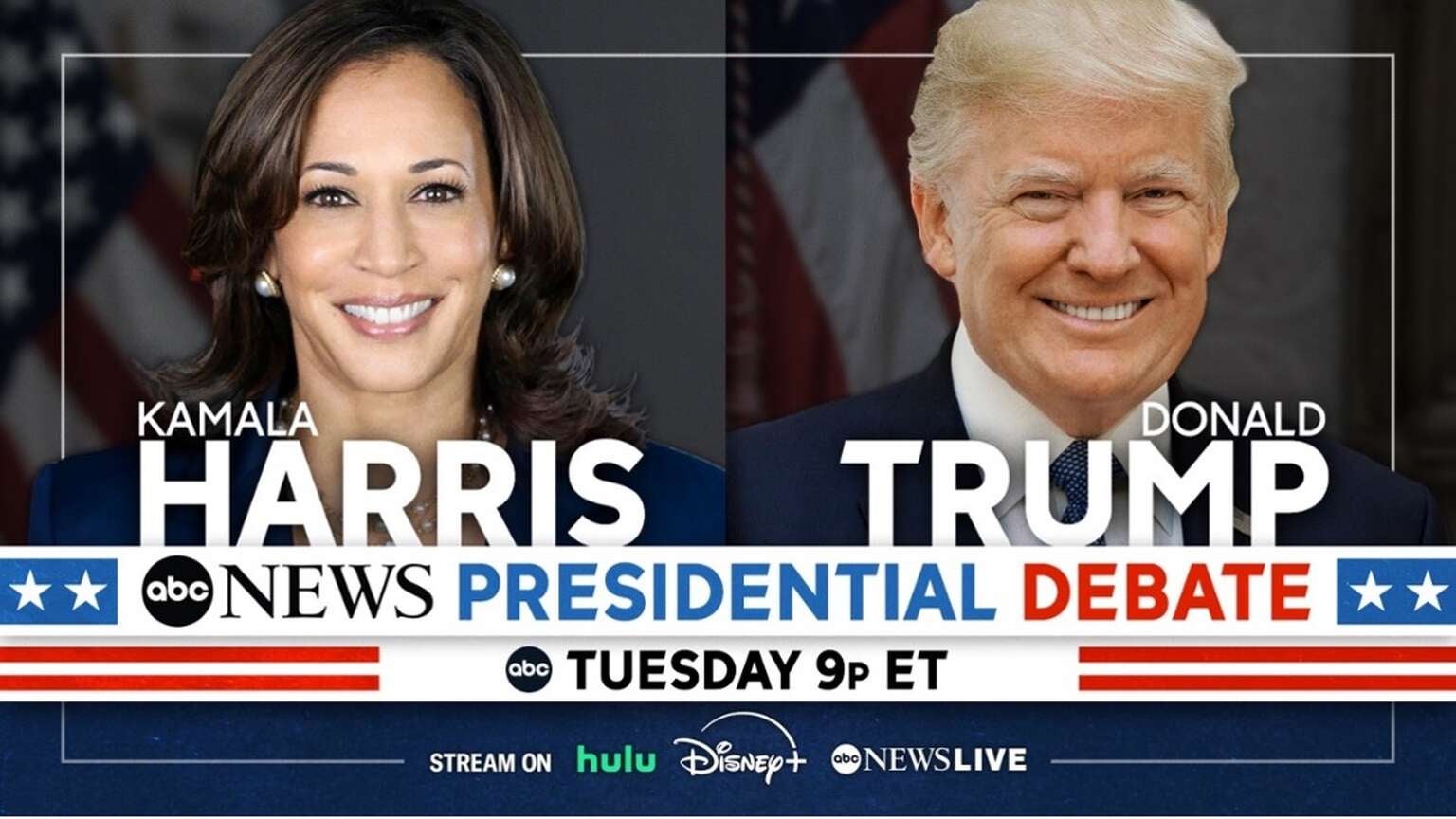 How to Watch 2024 US Presidential Debate Kamala Harris vs. Donald