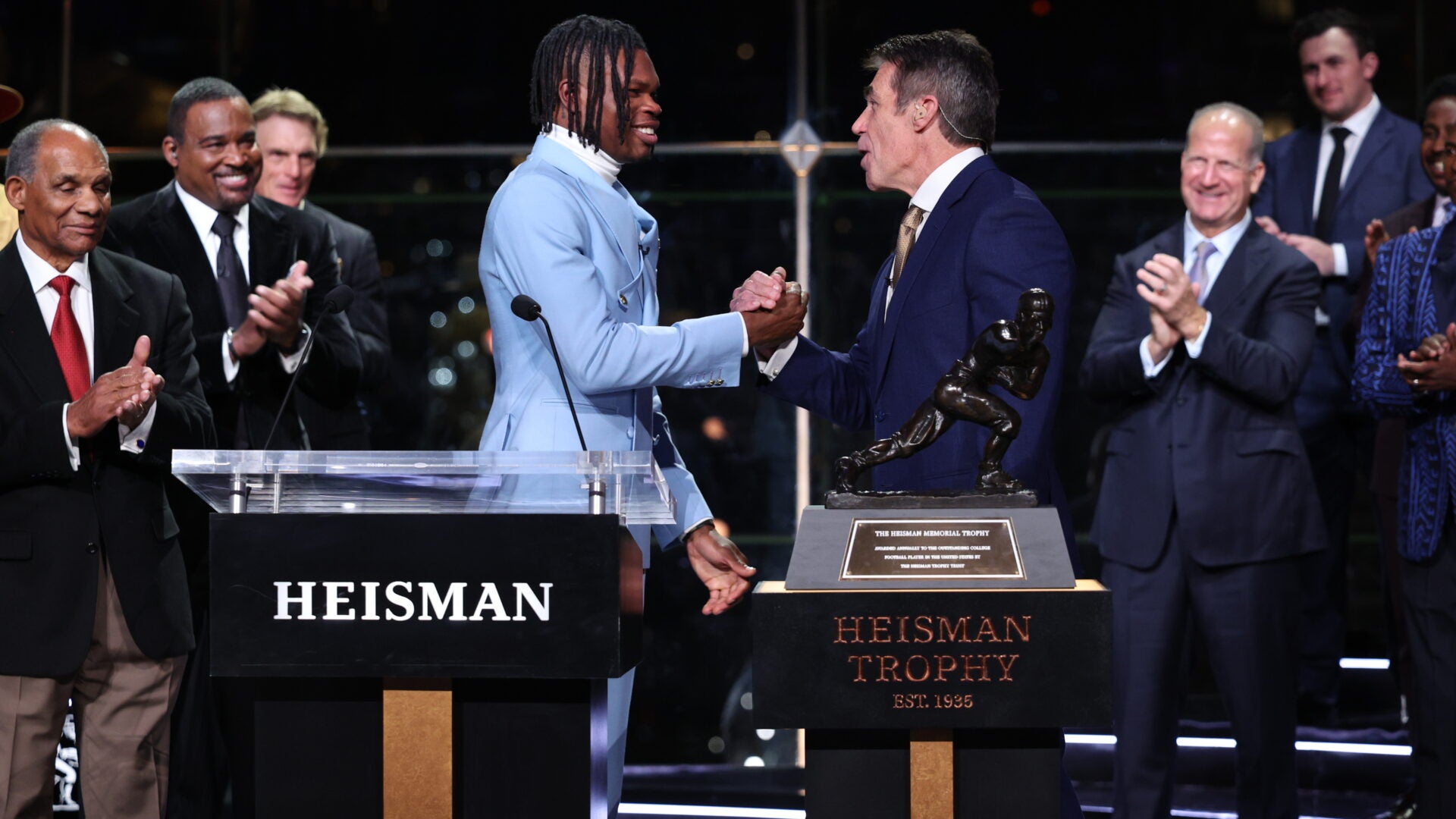 See who wins the 2025 Heisman Trophy by watching the ceremony live.