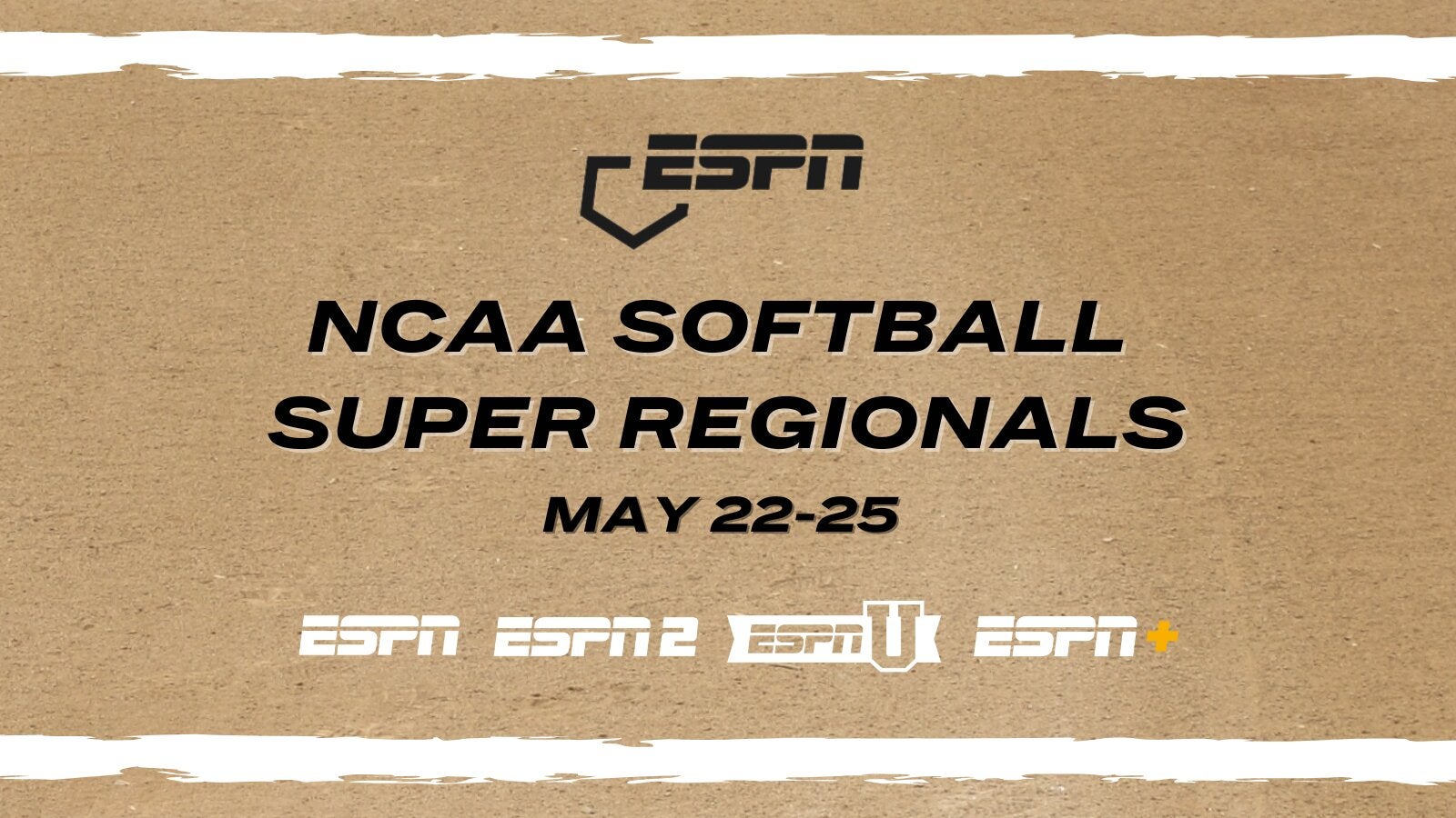 2025 NCAA Women's Softball Super Regionals begin on May 22.