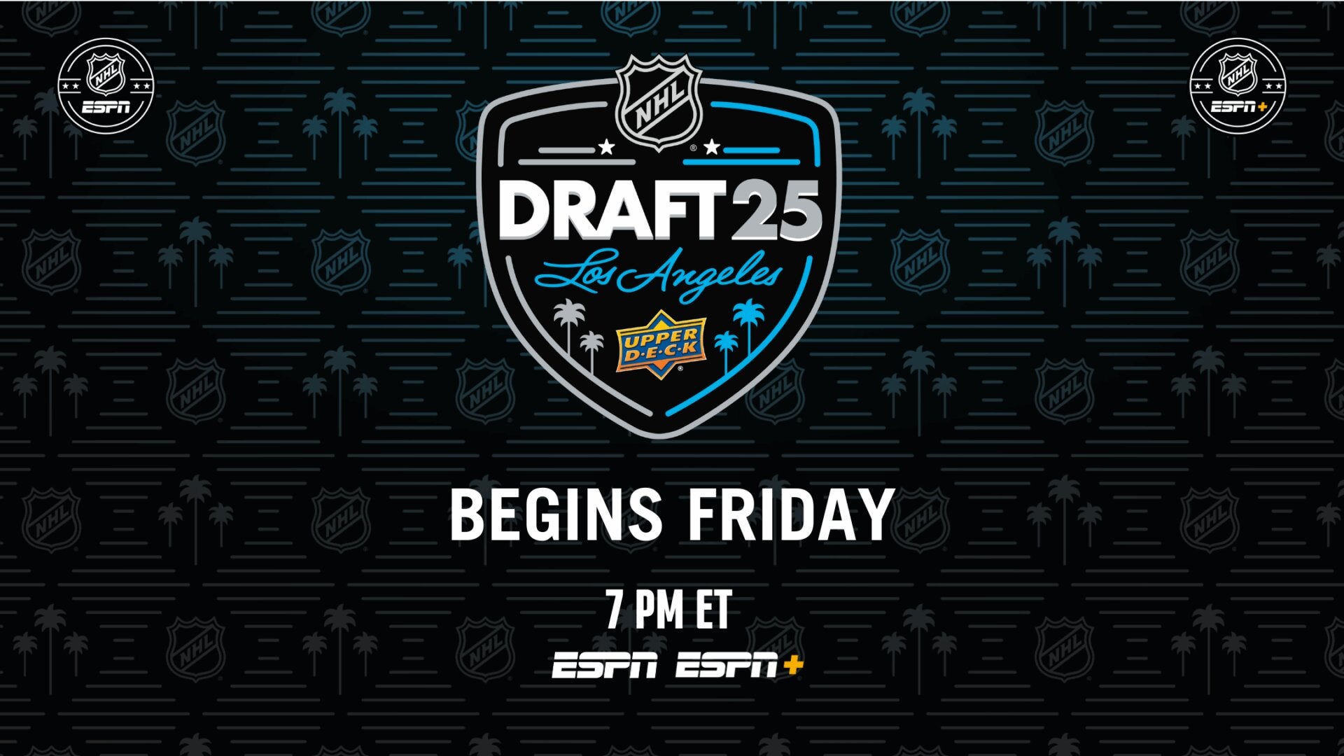 The 2025 NHL Draft starts on Friday, June 27.