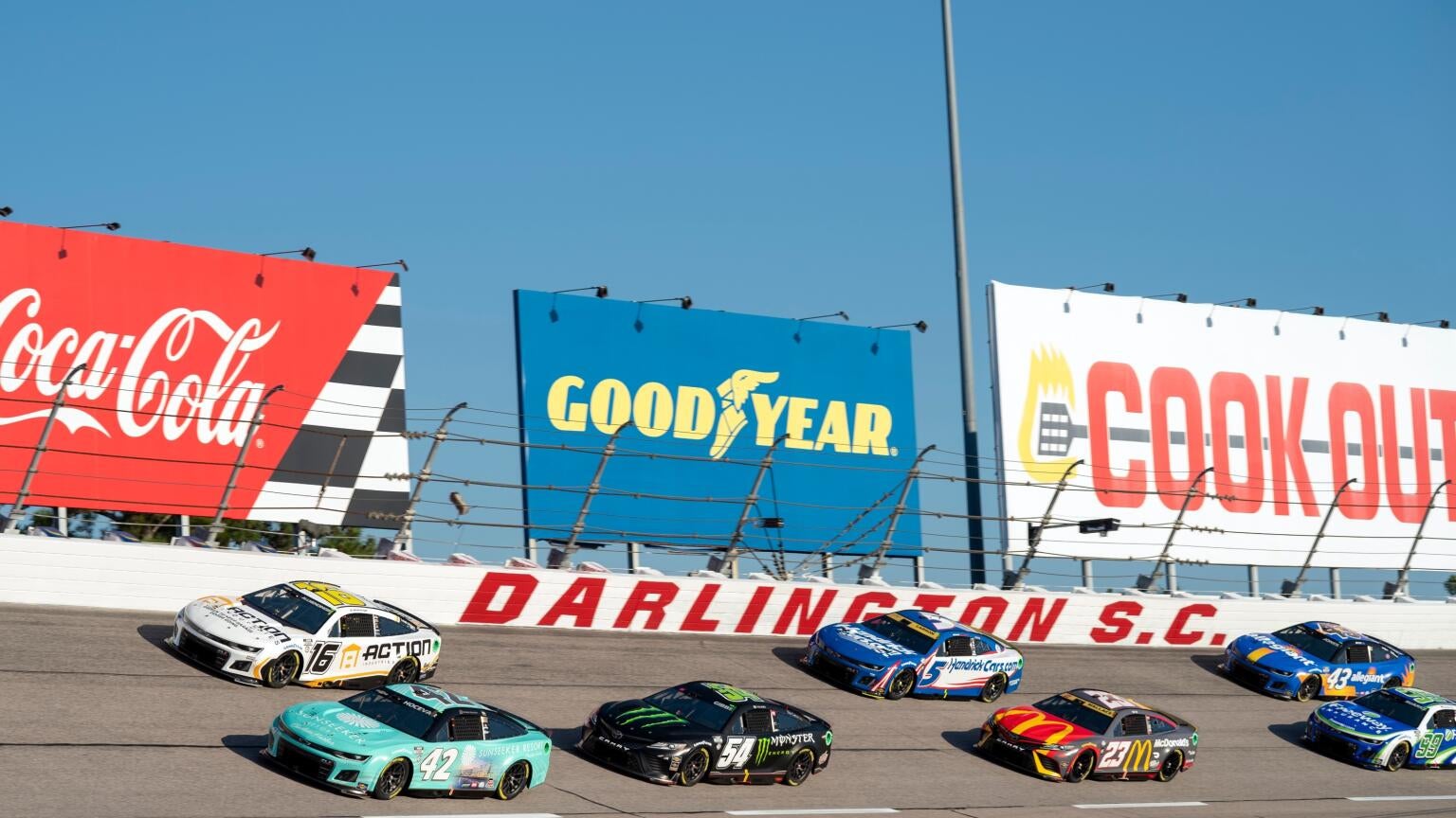 The Cook Out Southern 500 is Sunday, Sept. 6 at 5 p.m. ET on USA Network