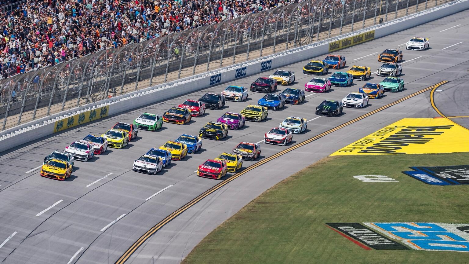 The YellaWood 500 goes green on Sunday, Oct. 25 at 2 p.m. ET on NBC.