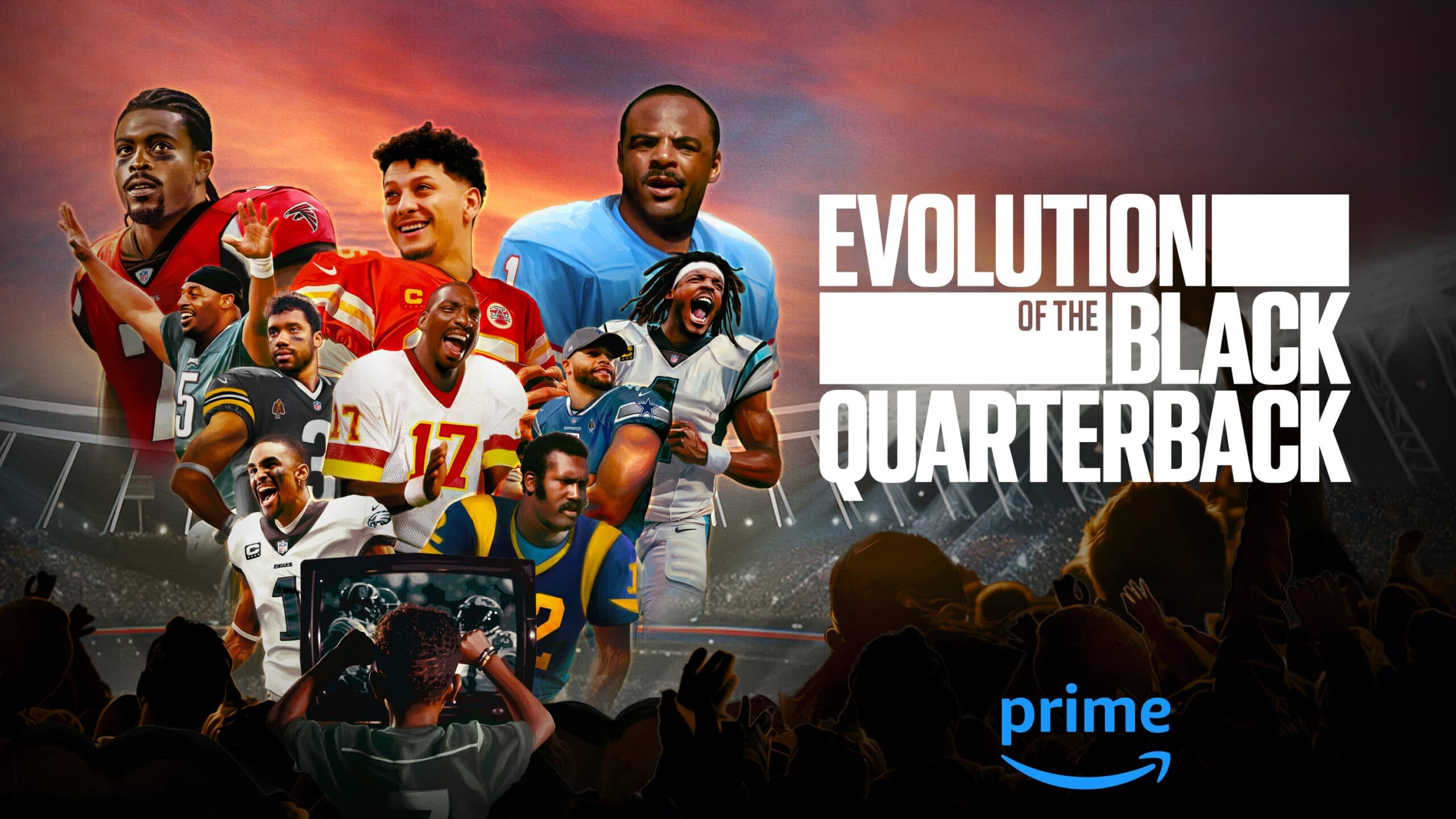 Evolution of the Black Quarterback is a three-part docuseries debuting on Prime Video on Sept. 24.